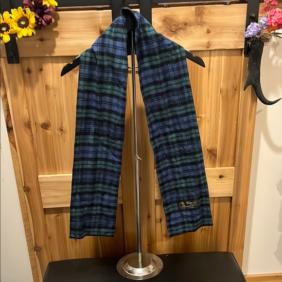 The Vermont Flannel Co Other - The Vermont Flannel Co. Classic Blue and Green Tartan Scarf